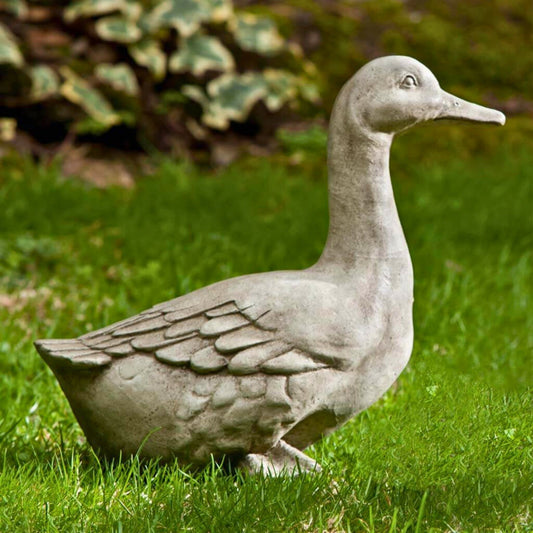 Campania Quackers Duck Concrete Garden Statue - #A436