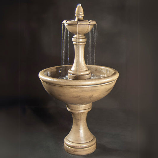 Fiore Vinci 2-Tier Concrete Fountain - #204
