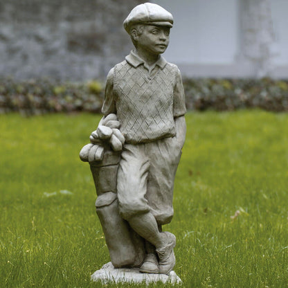 Campania Male Golfer Concrete Garden Statue - #S223