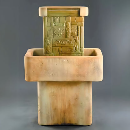 Fiore Mosaic Concrete Wall Fountain - #2095