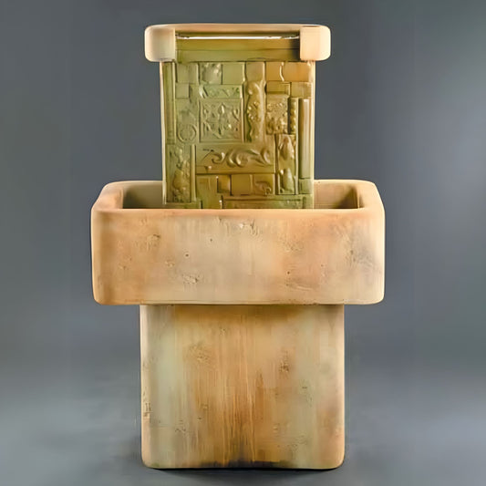 Fiore Mosaic Concrete Wall Fountain - #2095