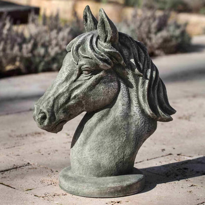 Campania Spirit Horse Concrete Garden Statue - #A523