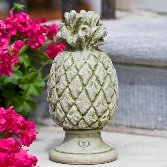 Campania Williamsburg Pineapple Concrete Finial Statue - #S314