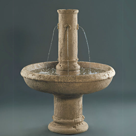 Fiore St. Michael Concrete Garden Fountain - #LG105