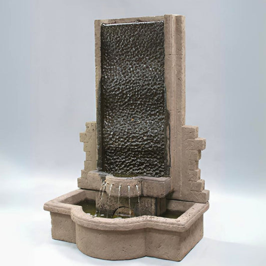 Fiore Tranquility Concrete Wall Fountain - #LG136