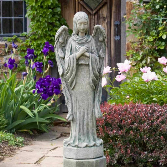 Autumn Angel Concrete Garden Statue - Campania #R060