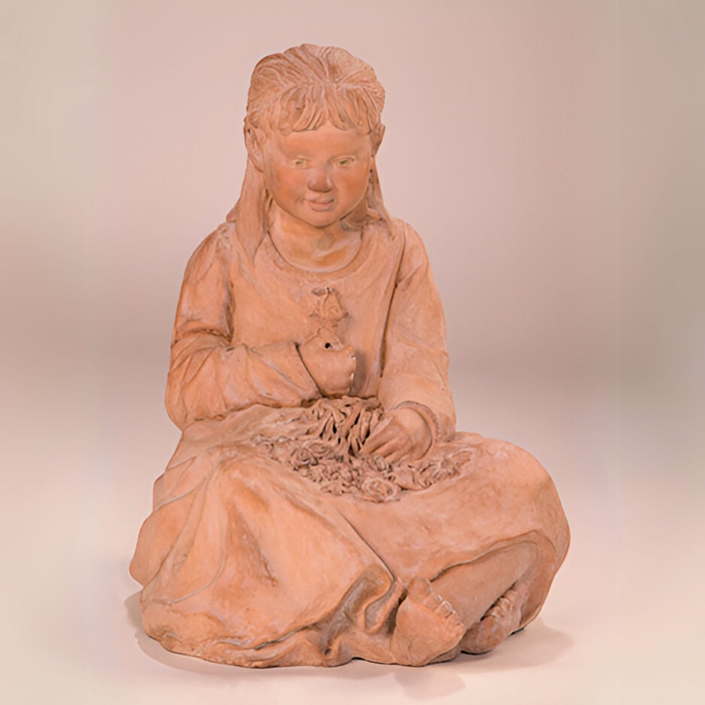 Fiore First Bloom Concrete Garden Statue