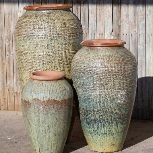 Blue Thumb Triple Tuscany Vase "Sand Dune" Water Fountain