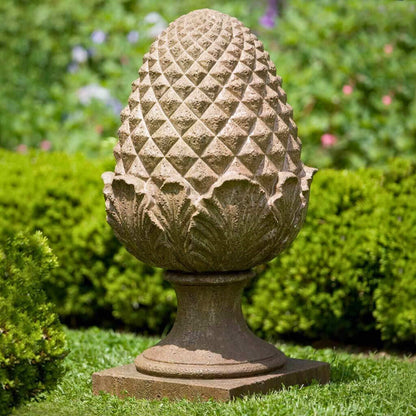 Campania Williamsburg Grand Pine Cone Concrete Finial Statue -  #S303