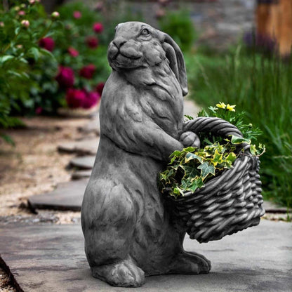 Campania Spring Hare Concrete Garden Statue - #A580