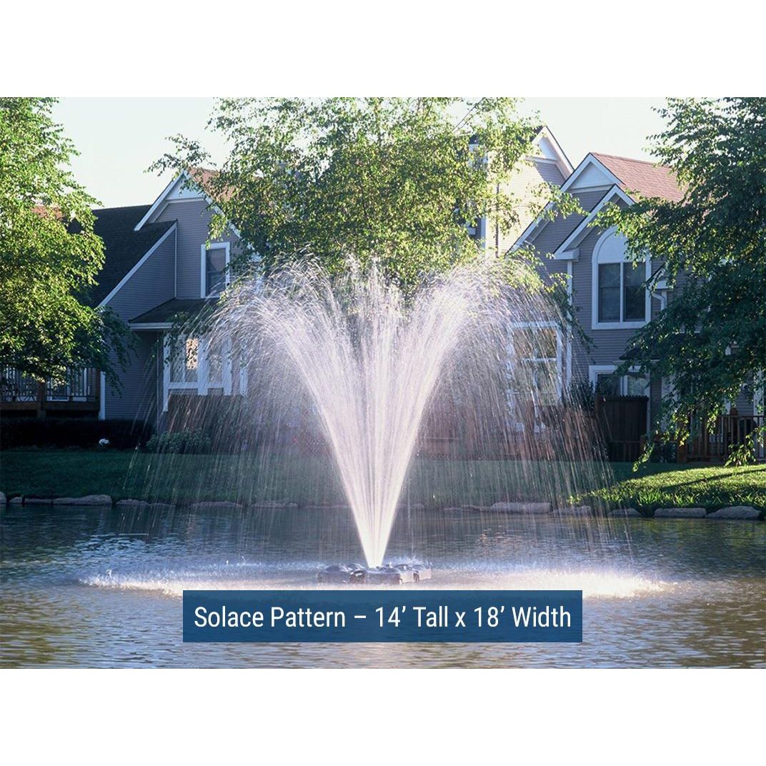 Outdoor Water Solutions Palatial Display Solar Pond Fountain