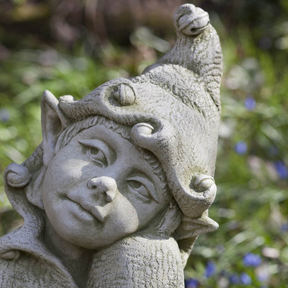 Campania Jenny The Garden Elf Concrete Statue - #S341