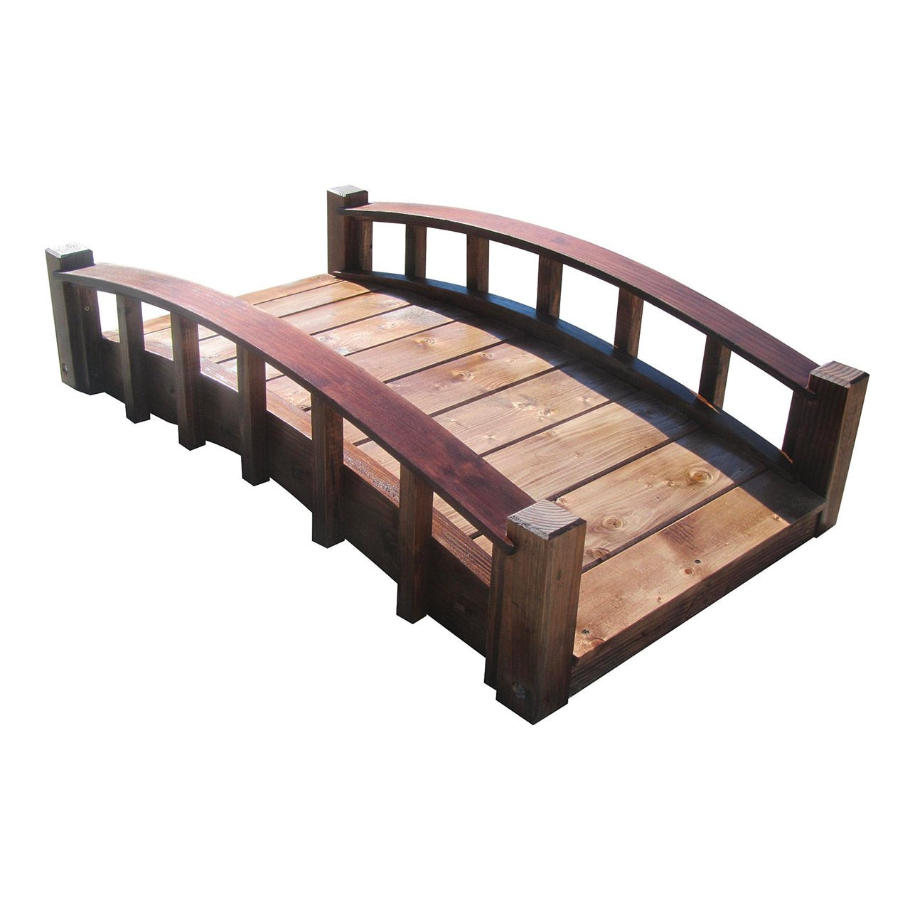 Japanese Wooden Garden Bridge 4 ft.