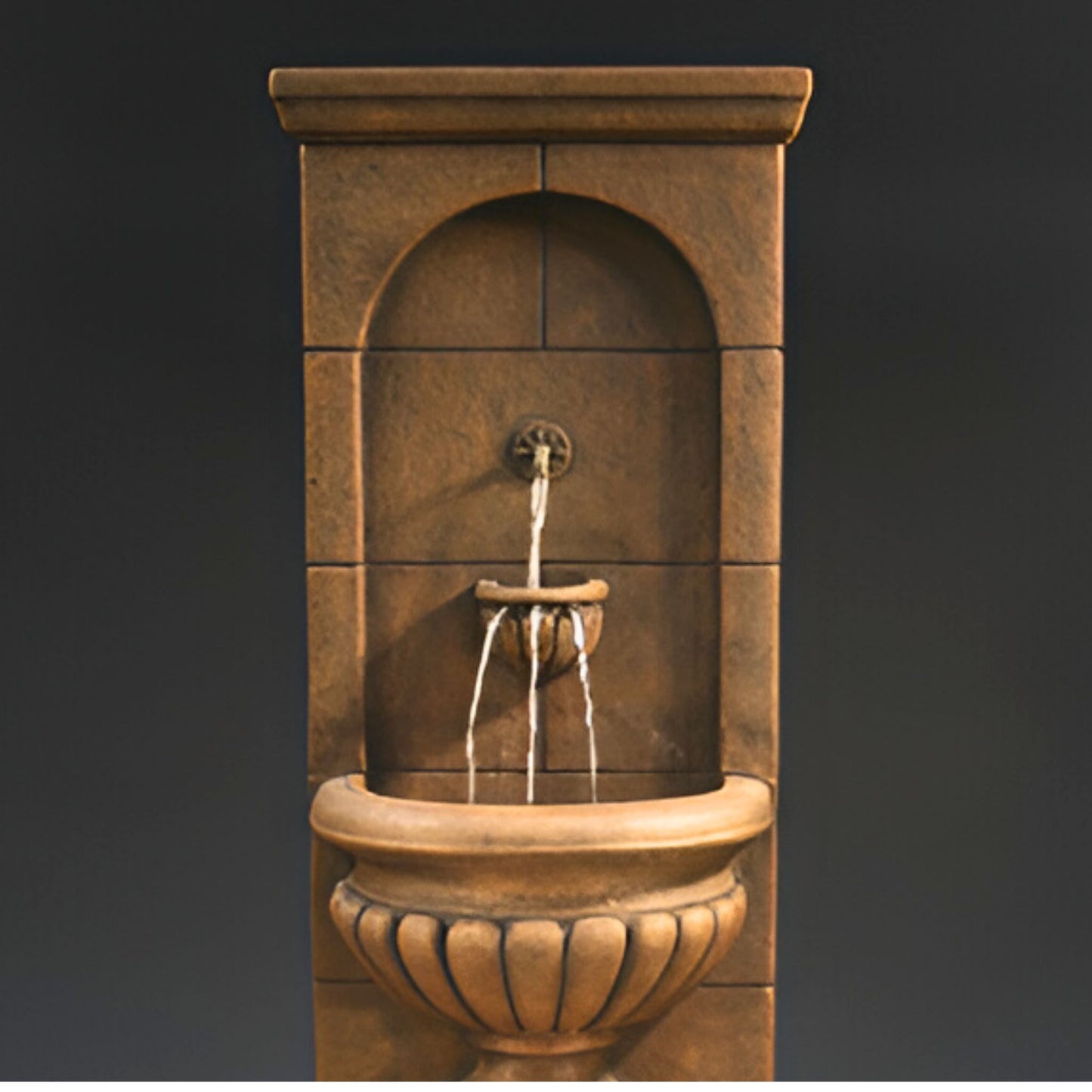 Fiore Vestibule Concrete Wall Fountain - #LG141