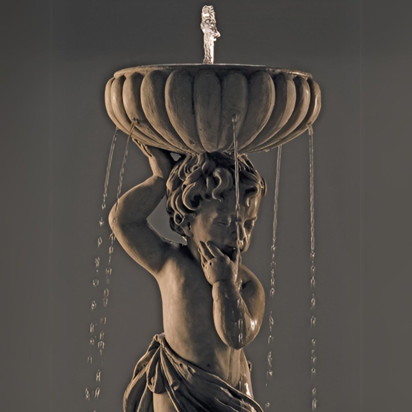Fiore Reflective Moment Concrete Fountain - #2057F