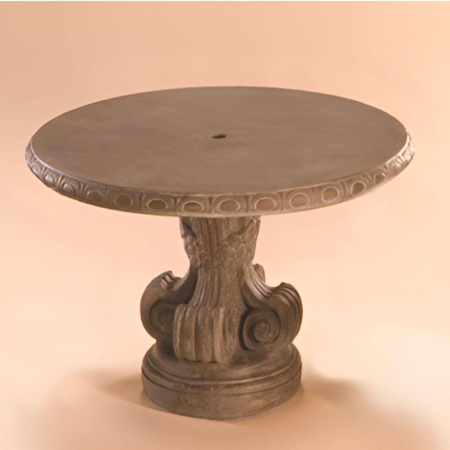 Fiore Curved Concrete Benches + Table Set