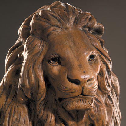 Fiore Estate Lion Concrete Garden Statue