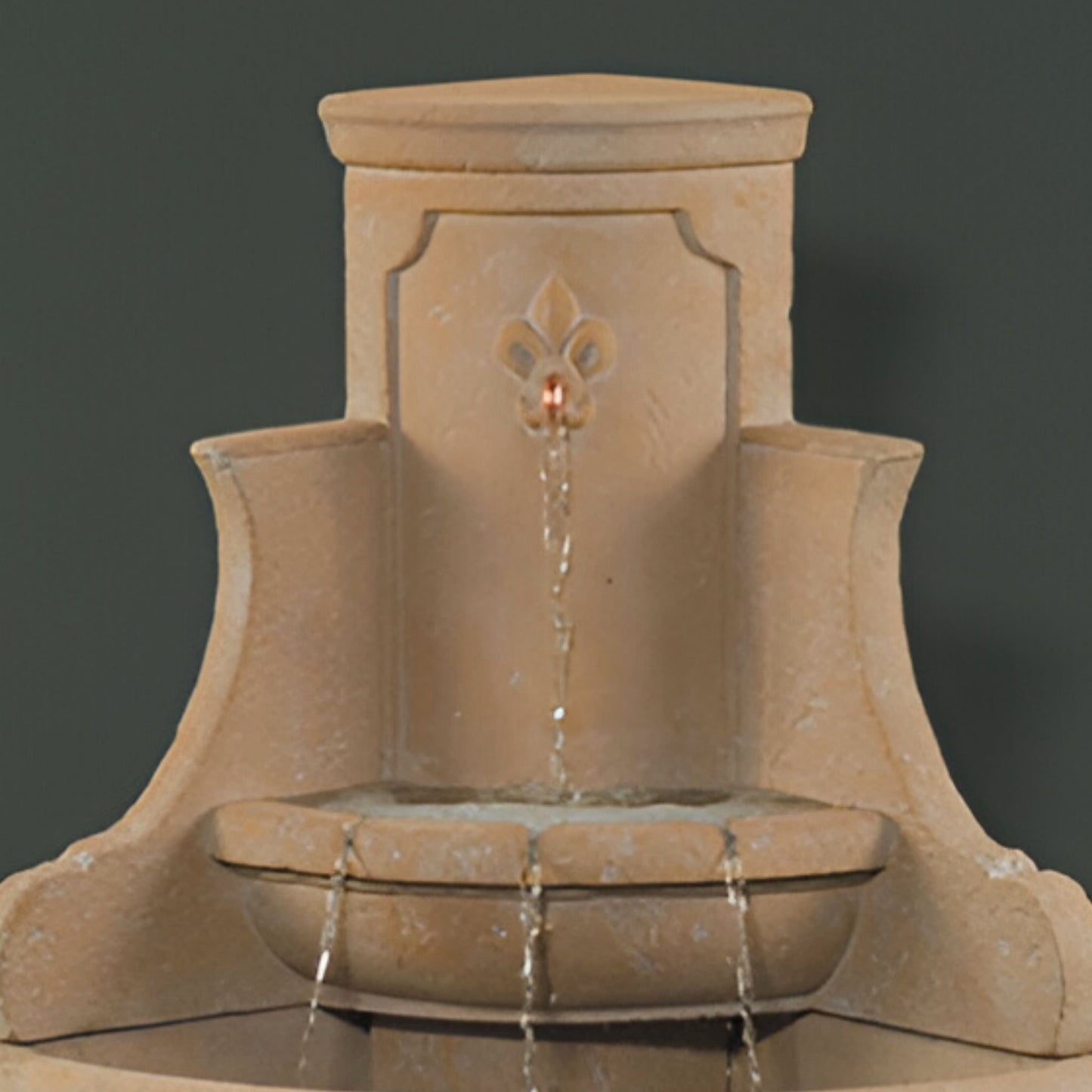 Fiore Iris Corner Wall Fountain - #LG119