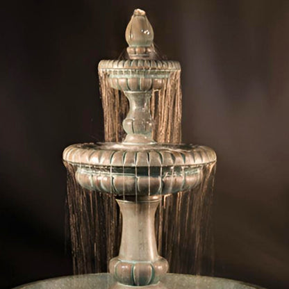 Fiore Pioggia 2-Tier Fountain with 55" Basin - #LG163FB
