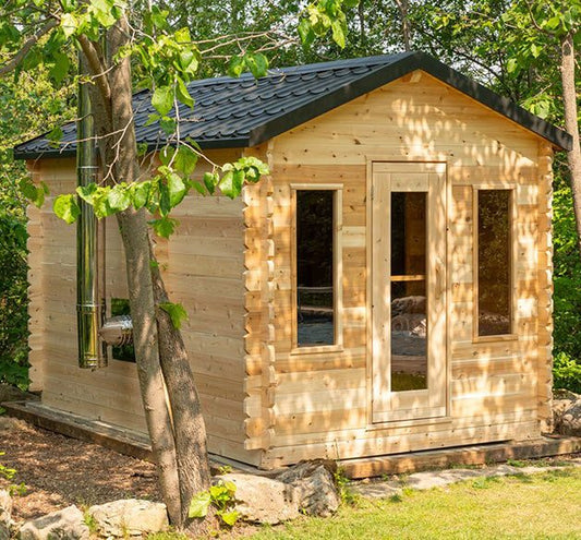 6 Person Cabin Sauna with Changeroom - Georgian