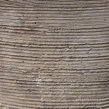 Campania International Sgraffito Low Planter in Antico Terra Cotta