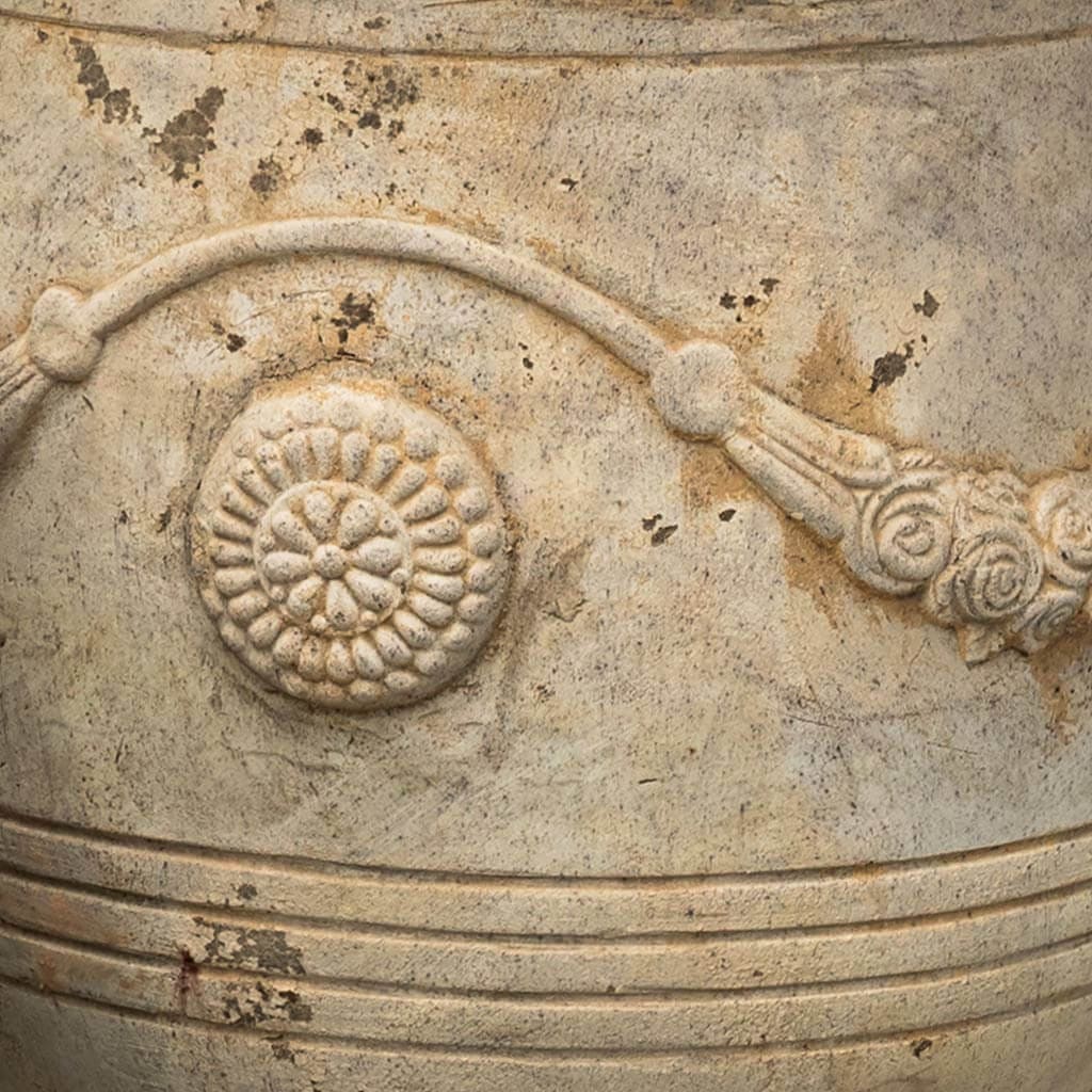 Campania International Anduze Urn in Antico Terra Cotta set of 2