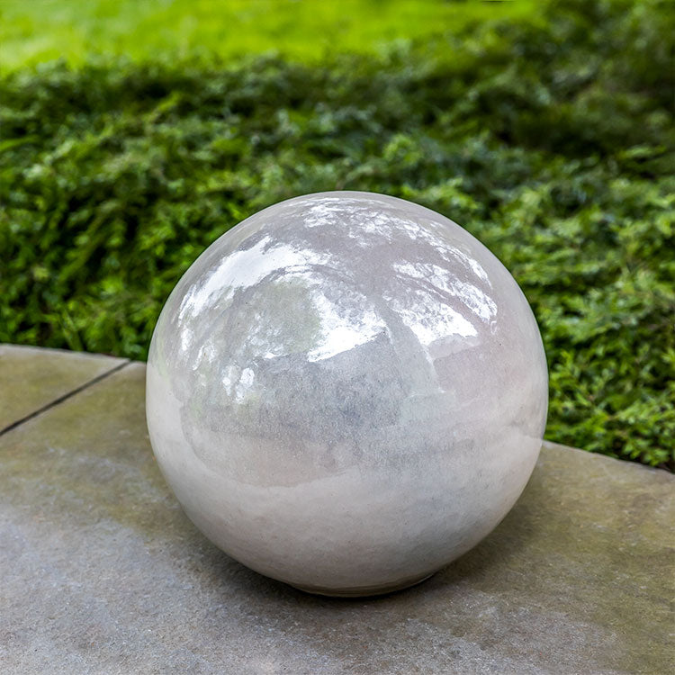 Campania International Glazed Sphere Garden Statue