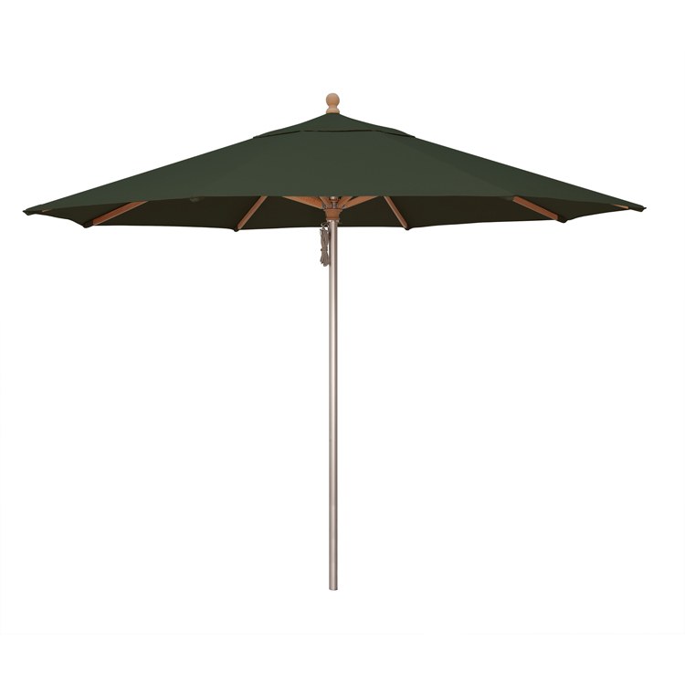 Simplyshade Ibiza 11' Octagonal Wood/Aluminum Market Umbrella