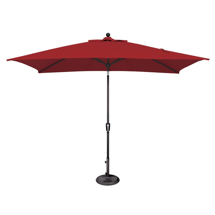 Simplyshade Catalina 6.6' x 10' Rectangular Push Button Tilt Umbrella