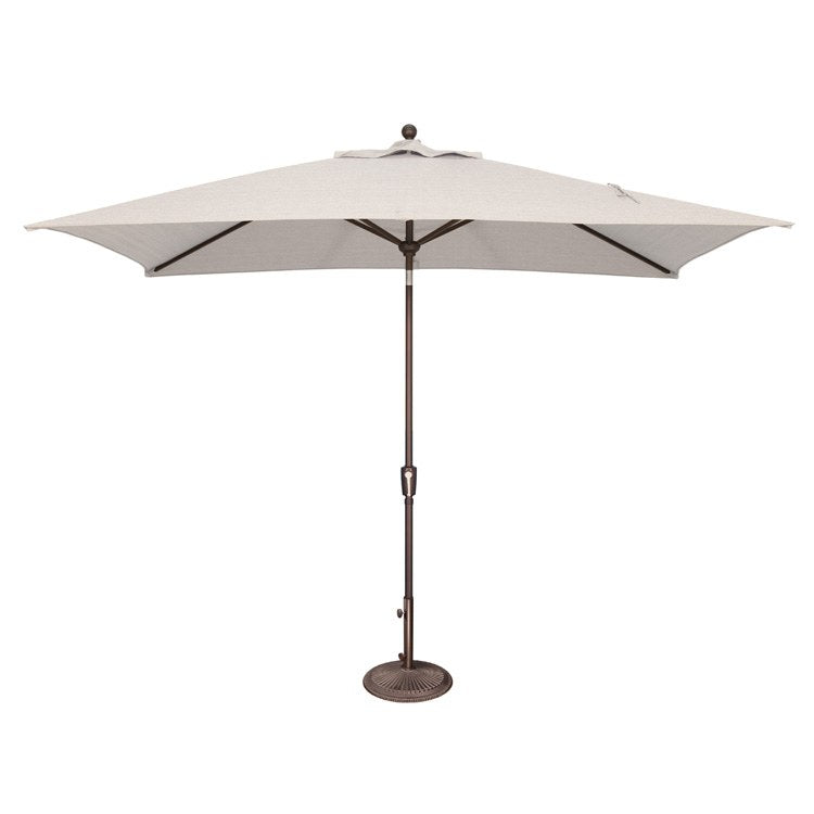 Simlpyshade Catalina 6.6' x 10' Rectangular Push Button Tilt Umbrella