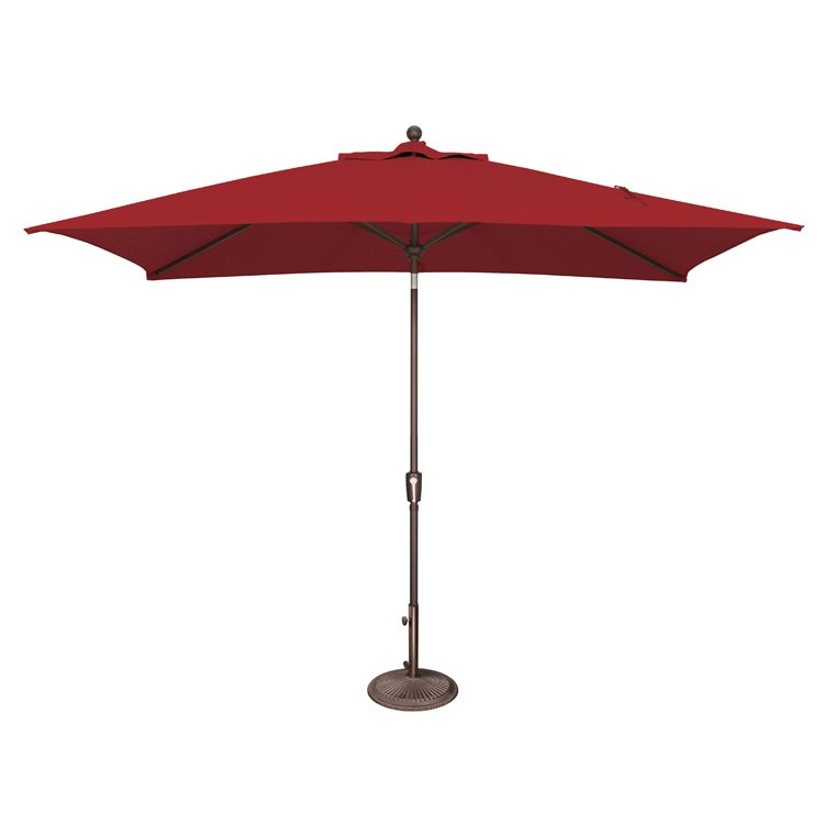 Simplyshade Catalina 6.6' x 10' Rectangular Push Button Tilt Umbrella