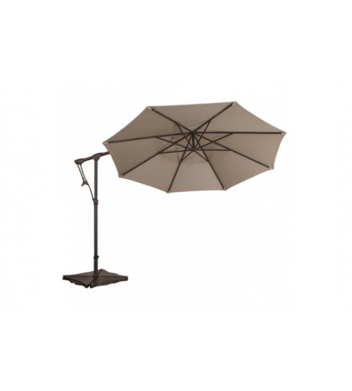 Treasure Garden 10' Octagon AG19 Cantilever Umbrella - O'bravia Polyester Fabric