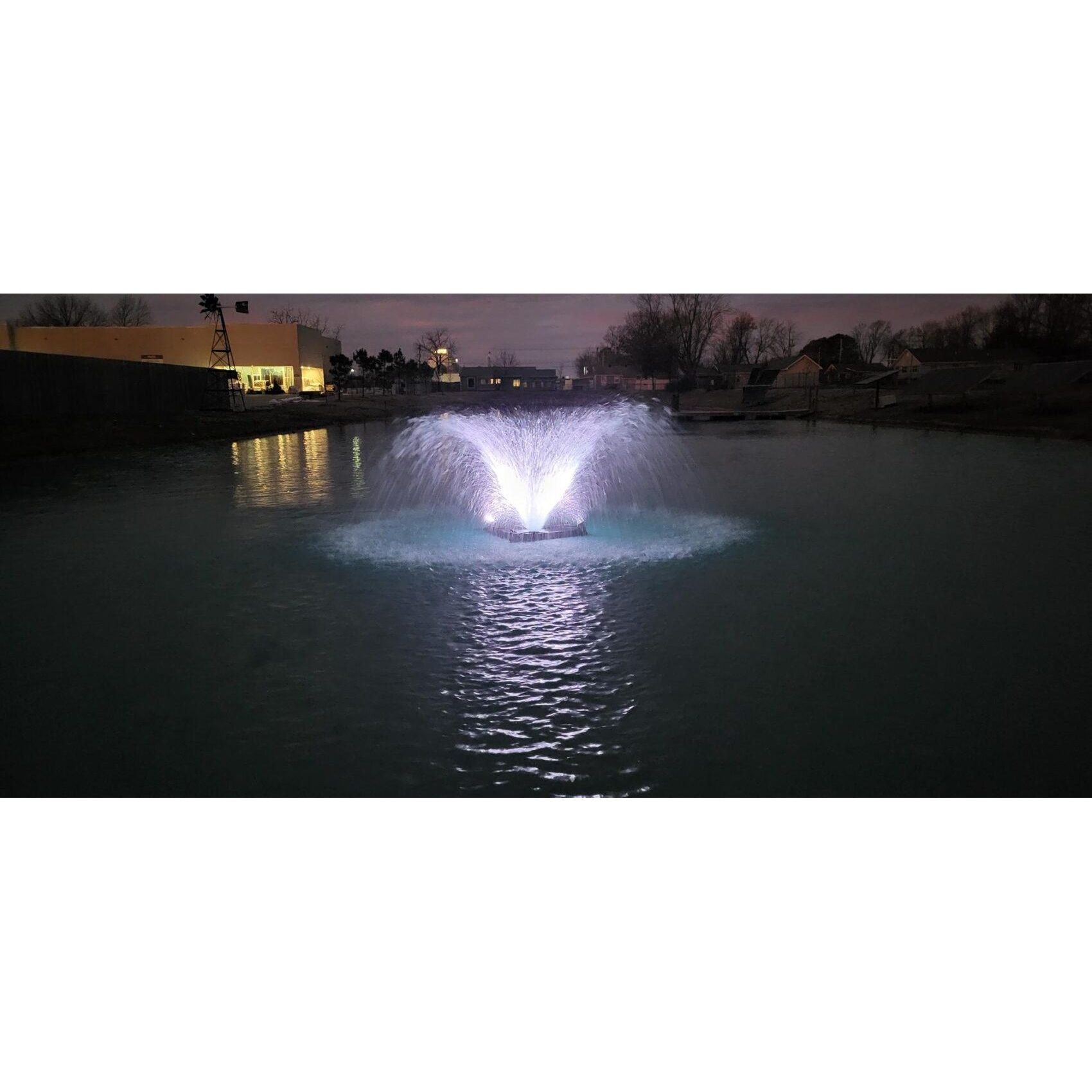 Outdoor Water Solutions 1/2 HP Aerify Electric Pond Aerator Fountain