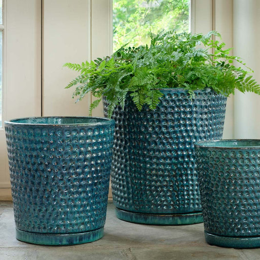Campania I/O Coin Pot Set of 3 | Glazed Terra Cotta