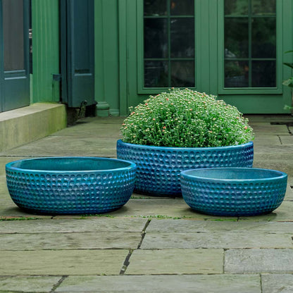 Campania Coin Bowl Planter Nested Set of 3 | Glazed Collection
