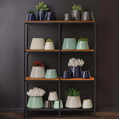 Artisan Pot Large | Cold Painted Terra Cotta Planter