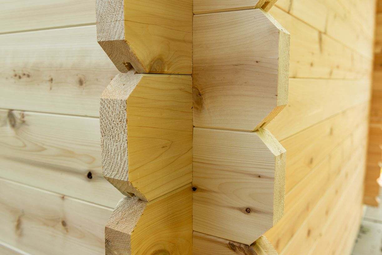 6 Person Cabin Sauna with Changeroom - Georgian