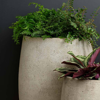 Campania  Bebel Tall Cast Stone Planter