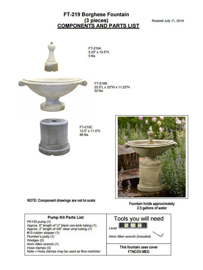 Campania International Caterina Fountain