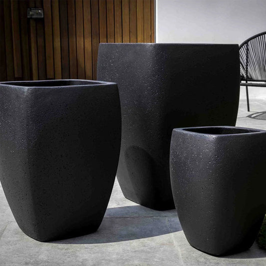 Campania Cedros Planter Nested  Set of 3 | Fiber Cement Collection
