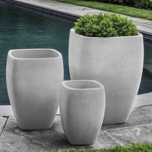 Campania Cedros Planter Nested  Set of 3 | Fiber Cement Collection