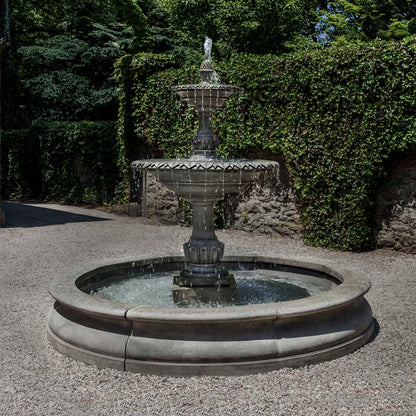 Campania International Charleston Fountain in Basin