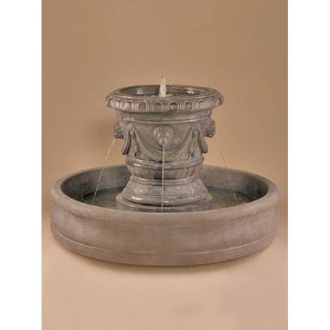 Fiore Stone Classico Lion Fountain in Cast Stone