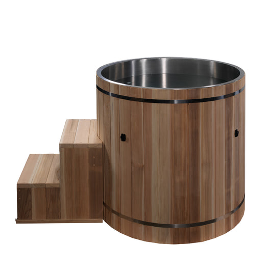 Dynamic Cold Therapy Barrel Cold Plunge (Stainless Steel)