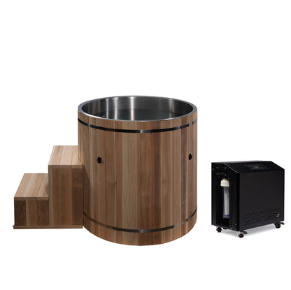Dynamic Cold Therapy Barrel Cold Plunge (Stainless Steel)