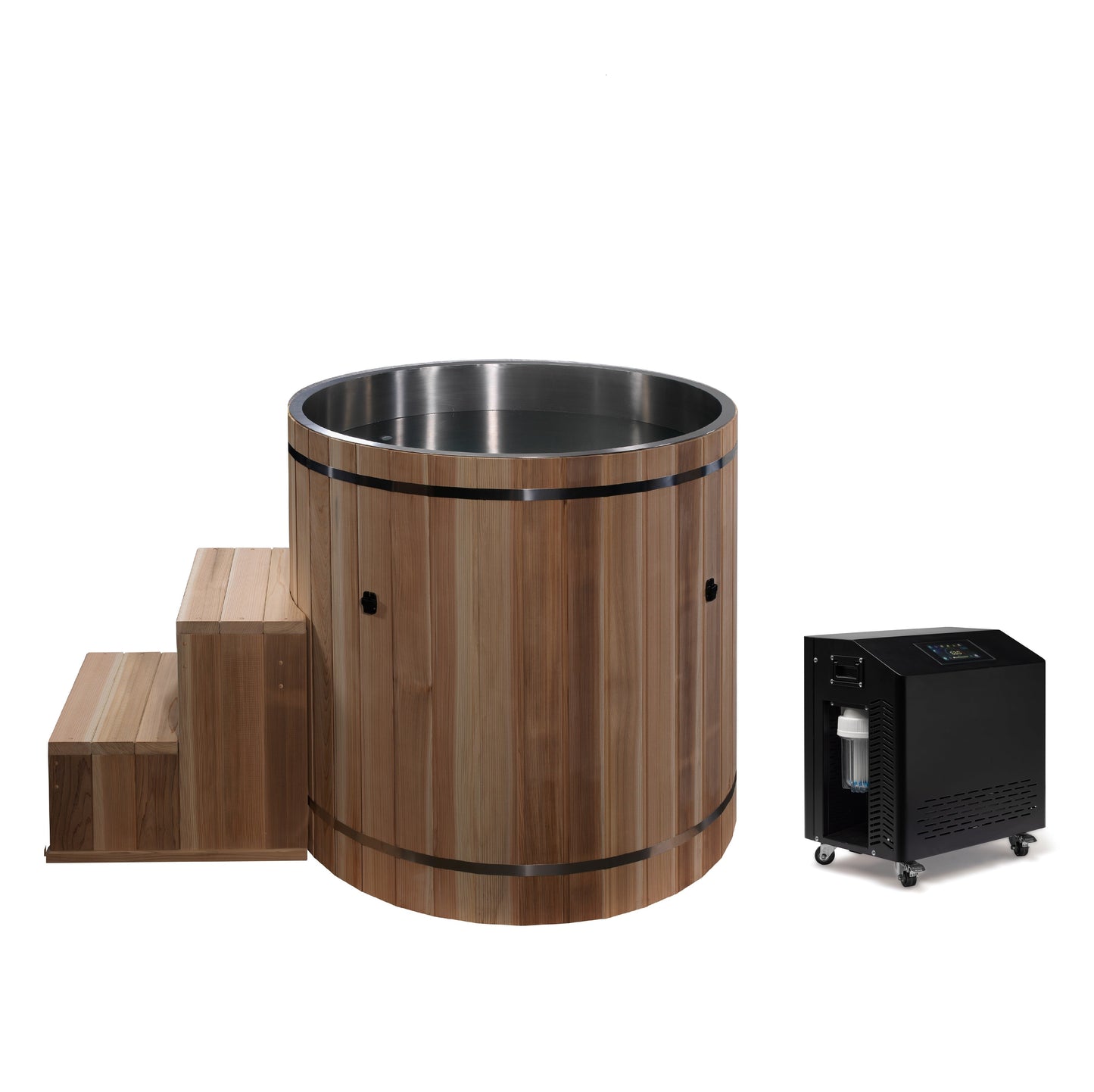 Dynamic Cold Therapy Barrel Cold Plunge (Stainless Steel)