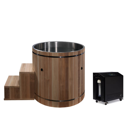 Dynamic Cold Therapy Barrel Cold Plunge (Stainless Steel)
