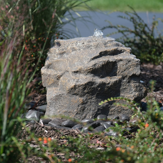 Blue Thumb Mini Mountain Spring GFRC Boulder Fountain - Complete Kit