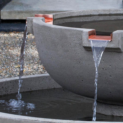 Campania International Del Rey Cast Stone Modern Fountain