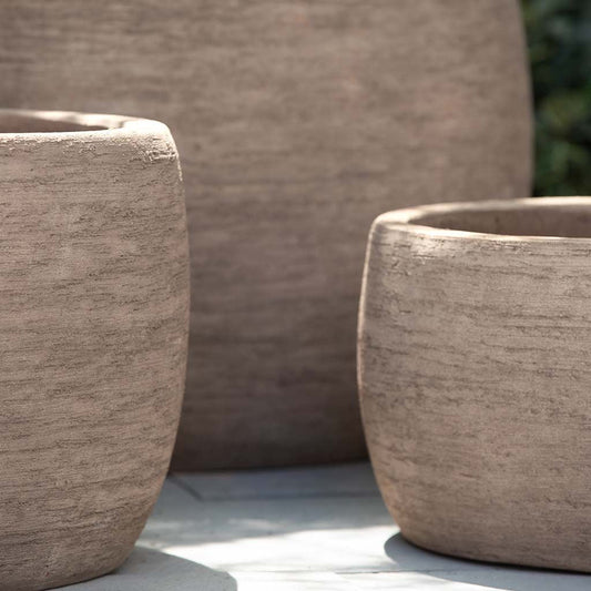 Campania Denali Planter Set of 3 | Glazed & Terra Cotta Collection